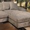 23587 Sectional Sofa in Gray Fabric by Lifestyle