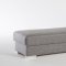 Kobe Double Chaise Corner Sectional Sofa Grey Fabric by Istikbal