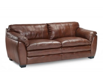 Midtown Sofa Set in Cognac Leather Match w/Options