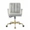 Damir Office Chair 92422 Vintage White Top Grain Leather by Acme