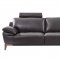 S93 Sofa in Gray Leather by Beverly Hills w/Options