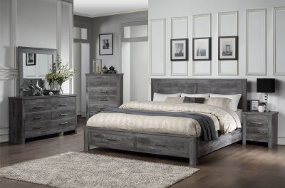 Vidalia Bedroom Set 5Pc 27330 in Gray Oak by Acme w/Options