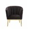 Colla Accent Chair 59817 in Black Velvet by Acme