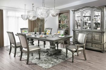 Alpena Dining Table CM3350GY-T in Gray w/Options [FADS-CM3350GY-T Alpena]
