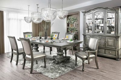 Alpena Dining Table CM3350GY-T in Gray w/Options