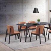 Eliora Dining Room 5Pc Set DN02366 in Black by Acme