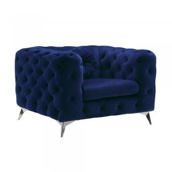 Atronia Chair 54902 in Blue Fabric by Acme [AMAC-54902 Atronia]