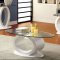 Lodia III Coffee & 2 End Tables Set CM4825WH in White w/Options