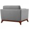 Chance Sofa in Light Gray Fabric by Modway w/Options