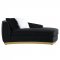 Achelle Sofa LV01045 in Black Velvet by Acme w/Options
