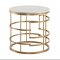 Brassica Coffee & 2 End Table 3608-01 in Gold by Homelegance