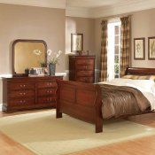 Chateau Bedroom 549 Distressed Cherry by Homelegance w/Options