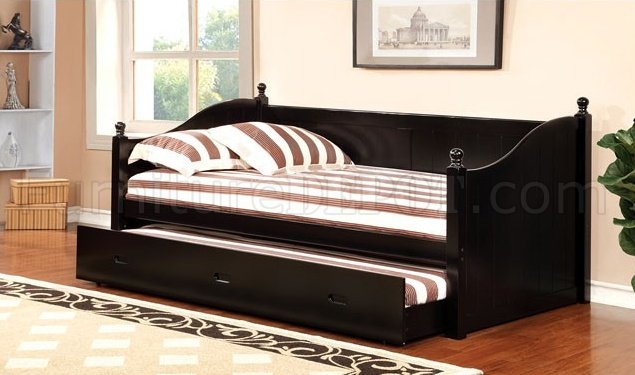 CM1928 Walcott Daybed in Black w/Trundle - Click Image to Close