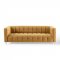 Mesmer Sofa in Cognac Velvet Fabric by Modway