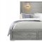 Tiffany Bedroom Set 5Pc in Silver by Global w/Options