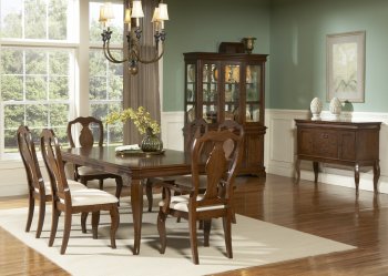 Louis Philippe 908-T4284 Dining Table in Cherry w/Options [LFDS-908-T4284 Louis Philippe]