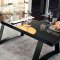 Nightfly Dining Table by Rossetto in Ebony w/Options