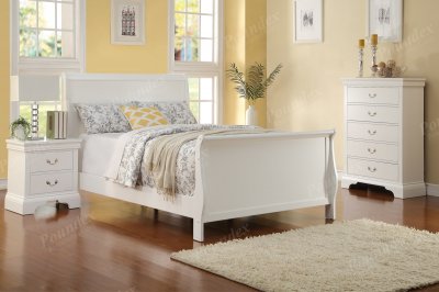 F9254 Kids Bedroom 3Pc Set by Poundex in White
