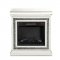 Noralie Electric Fireplace 90868 in Mirrored by Acme