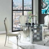 Noralie Dining Table DN00718 by Acme w/Optional Cyrene Chairs