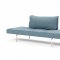 Zeal Daybed in Light Blue Fabric by Innovation w/Metal Legs