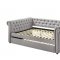 Justice Daybed 39435 in Smoke Gray Fabric by Acme w/Trundle