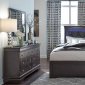 Pompei Bedroom Set 5Pc in Metallic Grey by Global w/Options