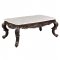 Benbek Coffee Table Antique Oak by Acme w/Marble Top & Options