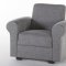 Elita Diego Gray Sofa Bed & Loveseat Set by Istikbal in Fabric