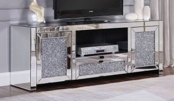 Noralie TV Stand 91450 in Mirror by Acme [AMTV-91450-Noralie]