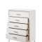 Haiden Bedroom Set 5Pc 28450 in White by Acme w/Options
