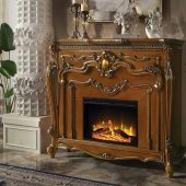 Picardy Fireplace AC01344 in Honey Oak by Acme