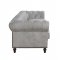 Ofer Sofa LV02404 in Vintage White Top Grain Leather by Acme