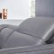 Orchard Sectional Sofa in Gray Leather by Beverly Hills