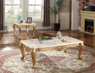 Bennito 276 Coffee Table in Golden Tone w/Options by Meridian