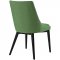Viscount Dining Chair Set of 2 in Green Fabric by Modway
