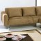 Black Full Bycast Leather Upholstered Sectional Sofa