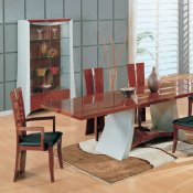 Contemporary Two-Tone Dining Set