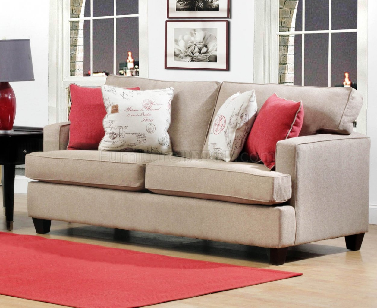 152769 Boulder Sofa in Unique Bisque Fabric by Chelsea