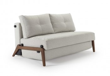 Cubed 02 Deluxe Sofa Bed in Natural w/Oak Legs by Innovation [INSB-Cubed 02 Deluxe-527]