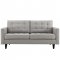 Empress Sofa in Light Gray Fabric by Modway w/Options
