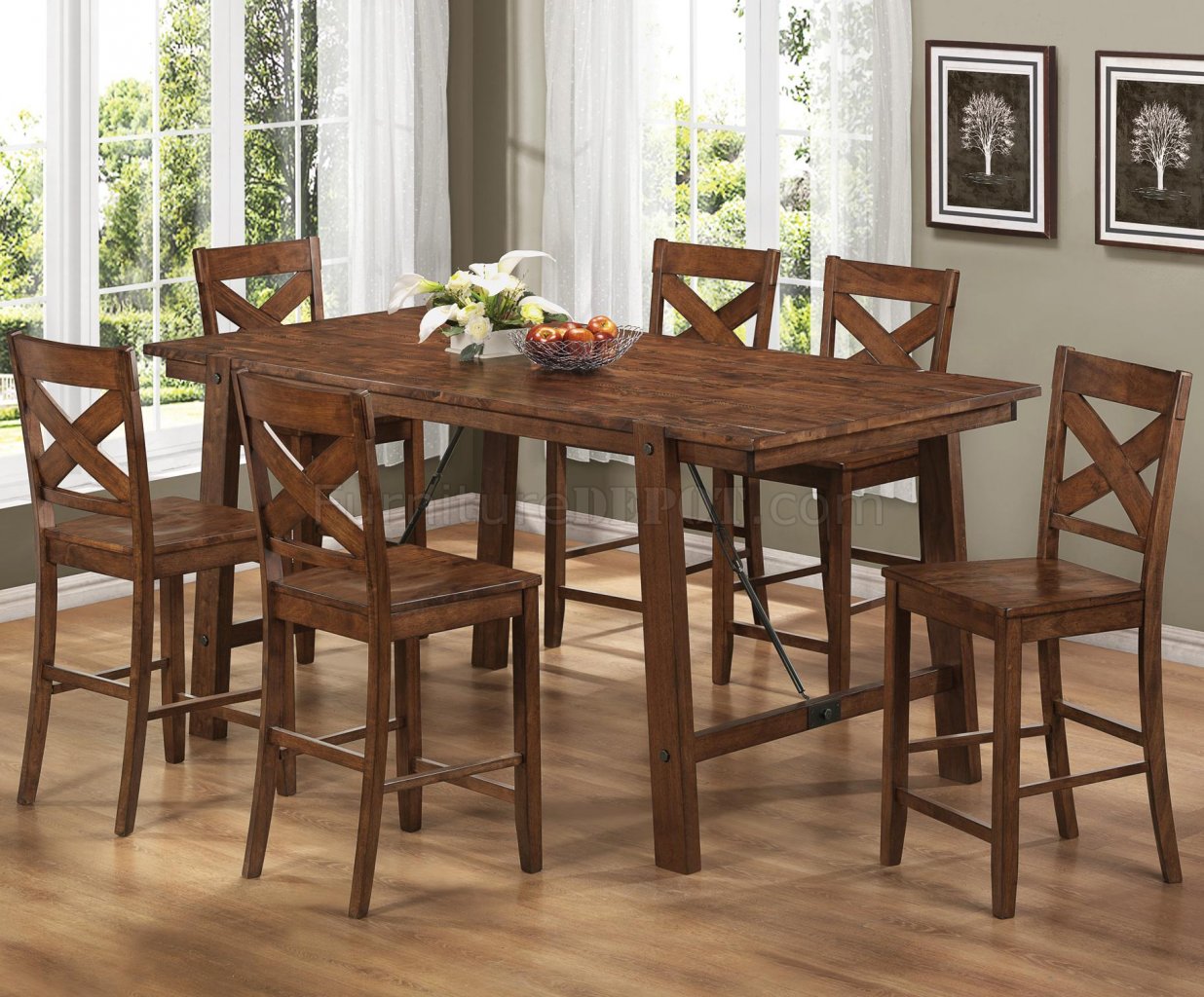 104188 Lawson Counter Height Dining Table by Coaster w/Options - Click Image to Close