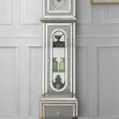 Noralie Grandfather Clock AC00347 in Mirror w/LED by Acme