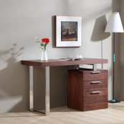 Paris Modern Office Desk in Walnut by J&M