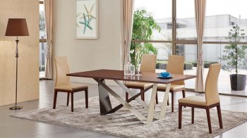 1533 Dining Table by ESF w/Walnut Top [EFDS-1533-2082]