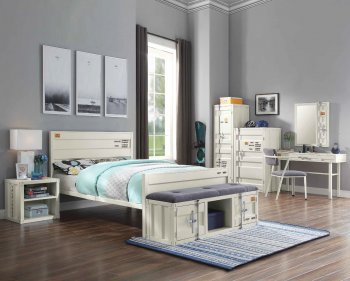 Cargo Youth Bedroom 35900 in White by Acme w/Options [AMKB-35900 Cargo]