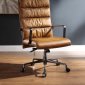 Jairo Office Chair 92566 Sahara Top Grain Leather by Acme