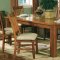 Light Oak Finish Casual Dining Room Table w/Optional Chairs