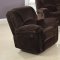 602991 Ajay Motion Loveseat in Chocolate by Coaster w/Options