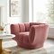 Entertain Sofa in Dusty Rose Velvet Fabric by Modway w/Options